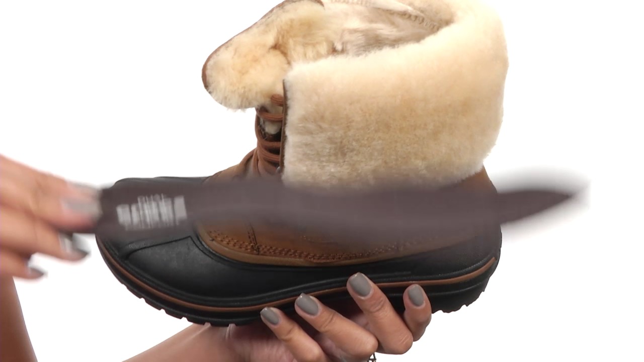 crocs shearling boot