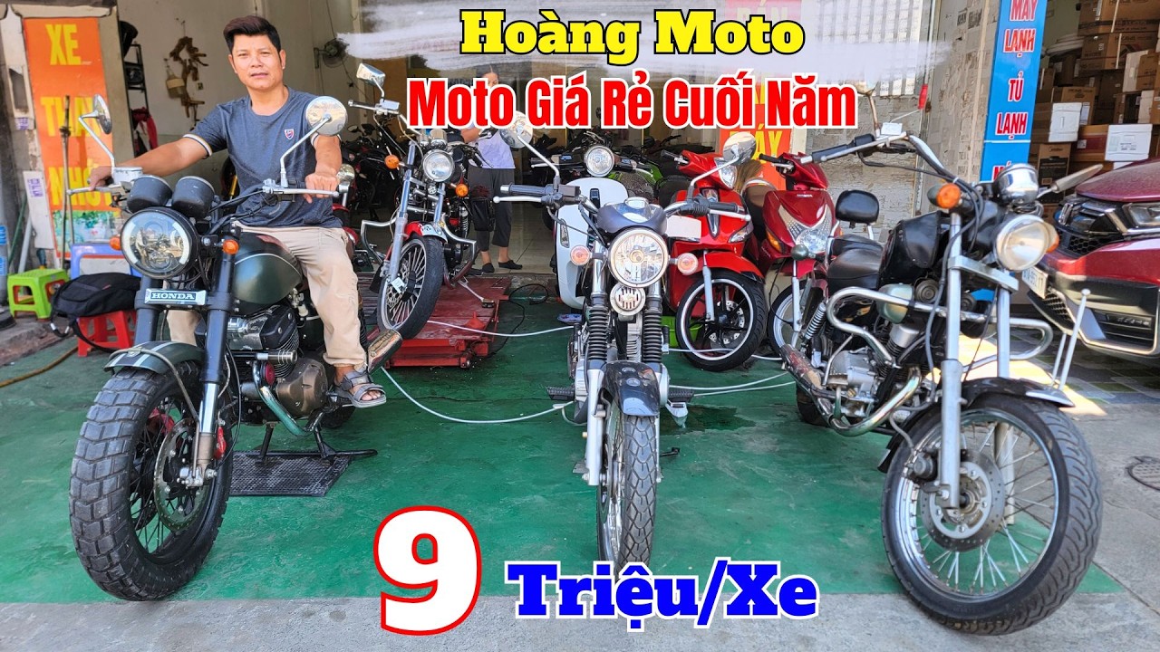 Hoàng Moto Thanh Lý Cuối Năm, Rebel 125 , LA 250 , Husky 125, R15V3 , CBR150R ,GSX R150 ,CBF125