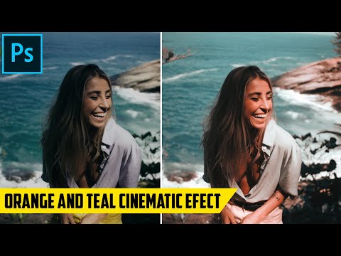 Orange and Teal Photoshop Effect Tutorial - Cinematic Color Grading
