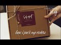 My onlineshop | How I Pack My Orders ( Indonesia ) | Rustic Packaging