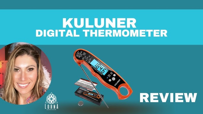 Kuluner TP-01 Waterproof Digital Instant Red Meat Thermometer