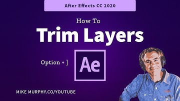 After Effects: How To Trim Layers (Keyboard Shortcut)