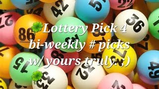 ? ? Pick 4️⃣ lottery ? ? ? ?? s w/ playing cards, April 2nd. Good luck to you all