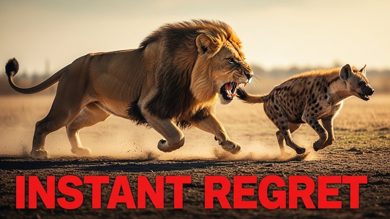 Lion vs Hyena | Instant Regret When Disrespecting The King | Life Force Wild