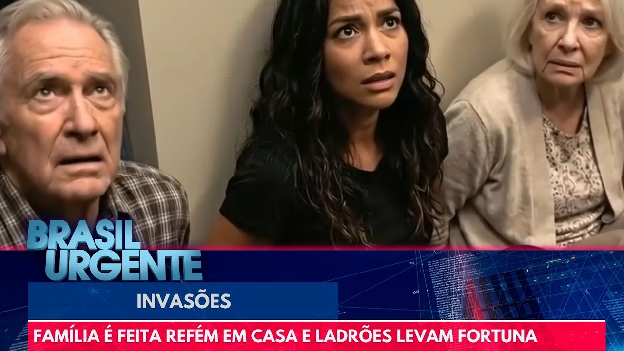 Invasões e roubos: família é feita refém em casa e ladrões levam fortuna de apartamento