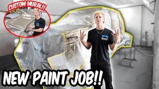 Sema 6.0 Powerstroke gets $60,000 Custom Paint Job!!!