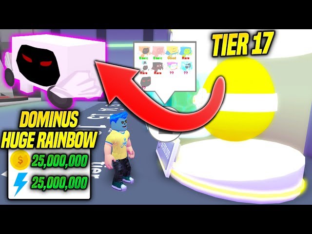 The Rainbow Dominus Huge Pet In Pet Simulator Will Be Mine - how to get dominus huge without spending robux roblox dungeon
