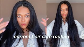 hair care routine for long healthy hair | VOLUME & SHINE