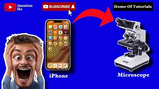 Turn iPhone into a microscope #iphone
