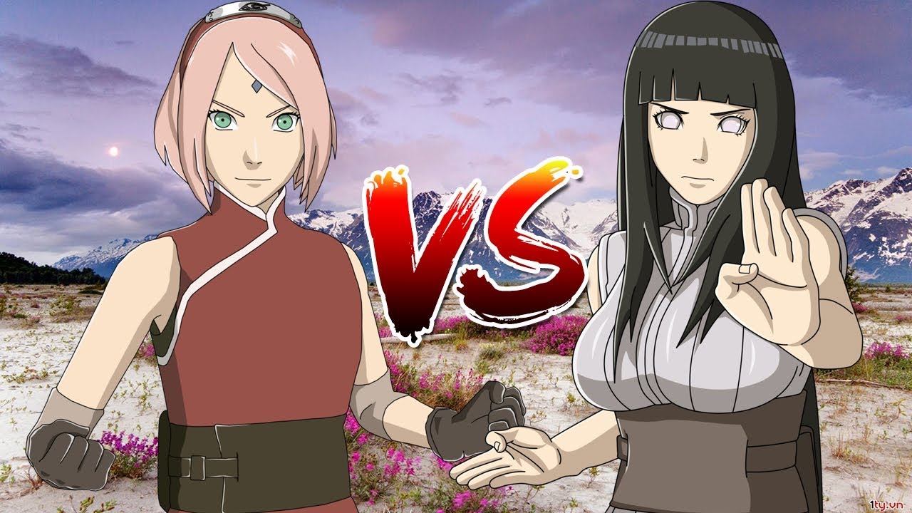 Sakura Y Thuật Đối Đầu Hinata Nhu Quyền Naruto Song Đấu