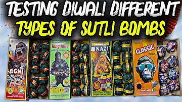 Testing 4 types of different diwali sutli bomb || nagpal and sons 2025