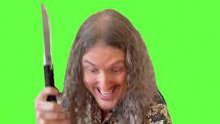 Weird Al Yankovic Real or Cake Green Screen