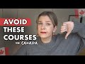 The worst programs to study in canada for international students