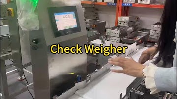 inline dynamic checkweigher for food package