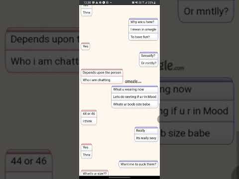 Dirty chat on omegle with a lady lawyer 🔥🔥 | hot chat on omegle | romantic chat late night  |