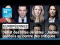 Europennes  le rn jordan bardella au centre des critiques lors du dbat des ttes de listes