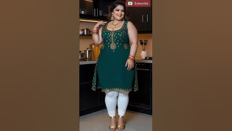 Gorgeous Plus Size Traditional Look 💚✨ | #PlusSizeFashion #CurvyStyle #Shorts
