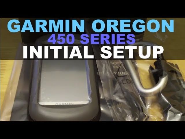 Arabiske Sarabo Møntvask Slime Garmin Oregon 450 - Initial Setup Unboxing - YouTube