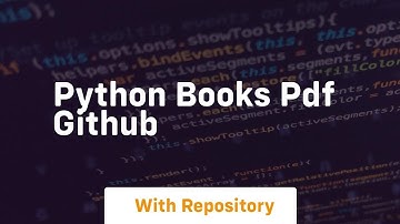 python books pdf github