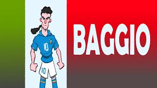 Roberto Baggio cartoon