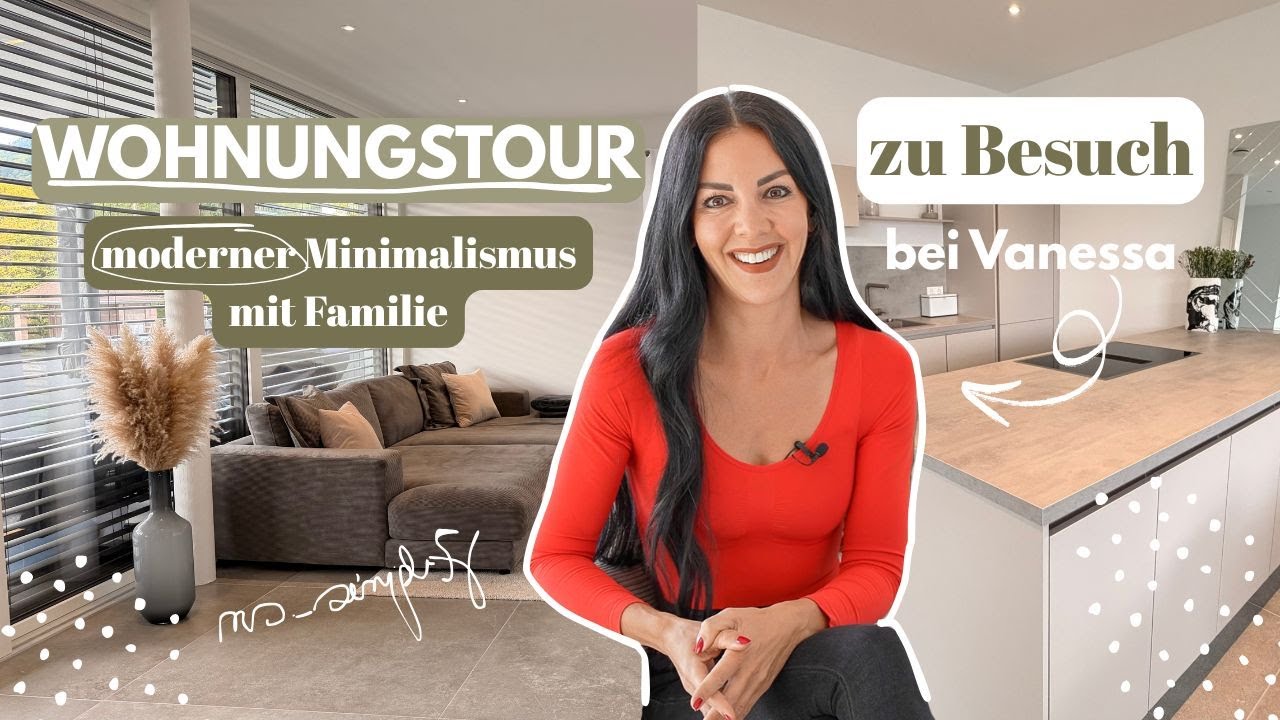 Minimalismus Roomtour | Zu Besuch bei Ordnungscoach Vanessa| Minimalismus mit Familie✨