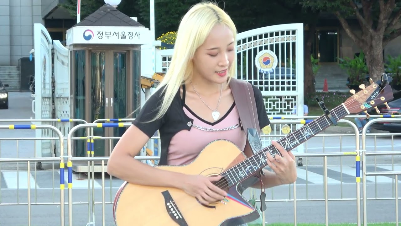 국민 모드의 아모르파티 기타연주 . 김나린 .