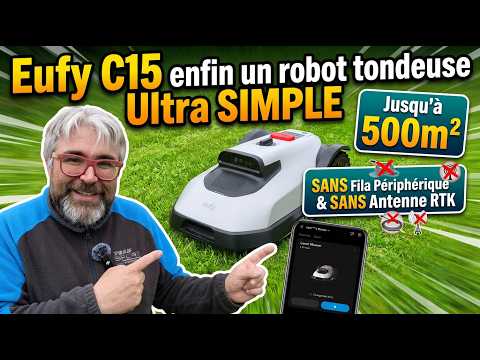 Eufy C15: finally, a SIMPLE robotic lawnmower for lawns up to 500m². Installation takes only 5 mi...
