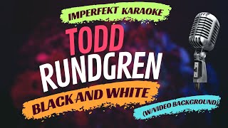 Todd Rundgren karaoke - Black And White (w/video background) screenshot 5