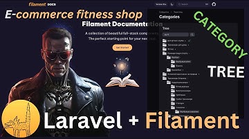Laravel 11 Filament 3 Admin Panel. Ecommerce. Source Code. Lesson 20. Category TREE. Custom Widget