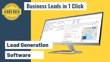 Lead Generation Software 2021 | Leads Bulk | Data Extractor Software