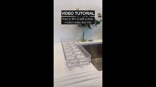 TikTok Video Tutorial for Restocking Eggs - Filming + Editing Process