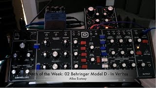 Famous PATCH of the WEEK 02: Behringer Model D - In Veritas Profile