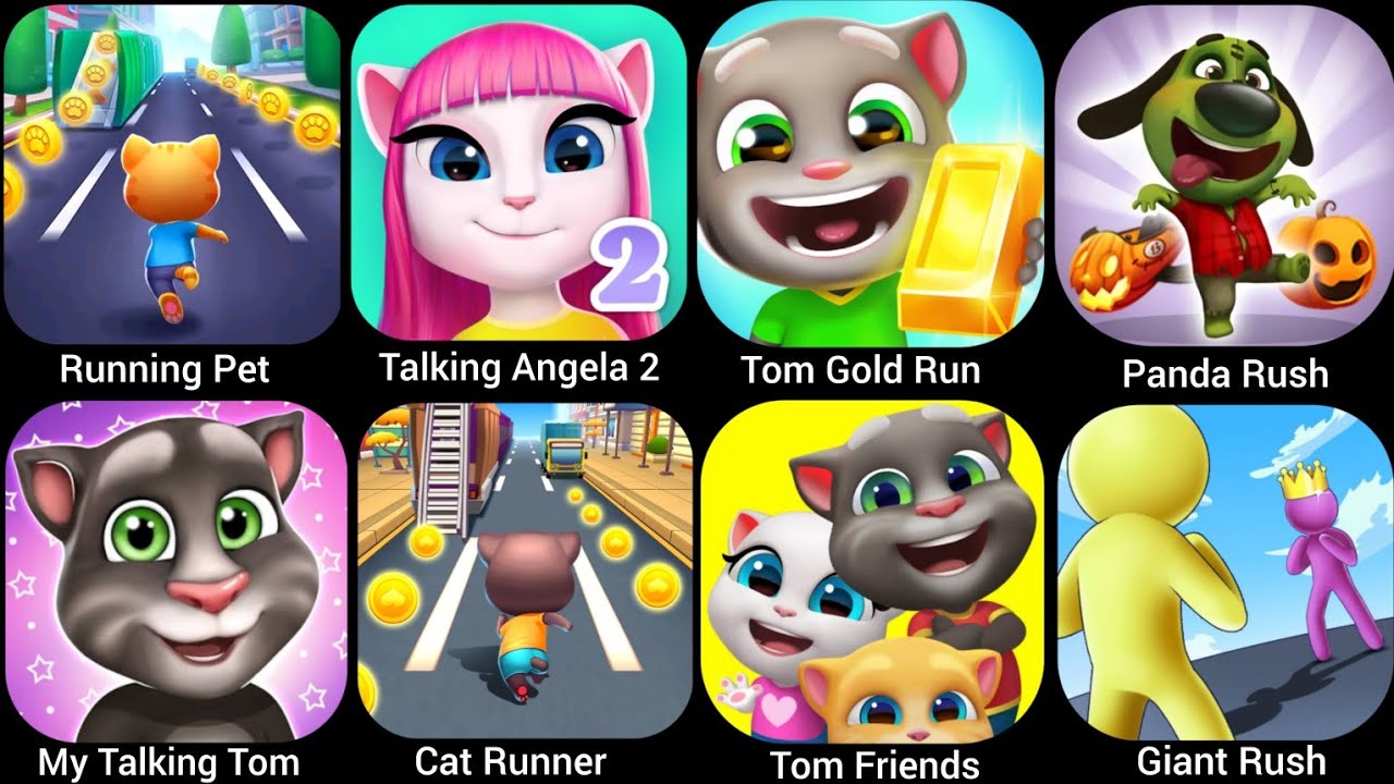 Pet tom. Pet Run talking Cat. Питомцы Тома 2 как их зовут. Run talking Tom Hero Dash New Trailer 2020.