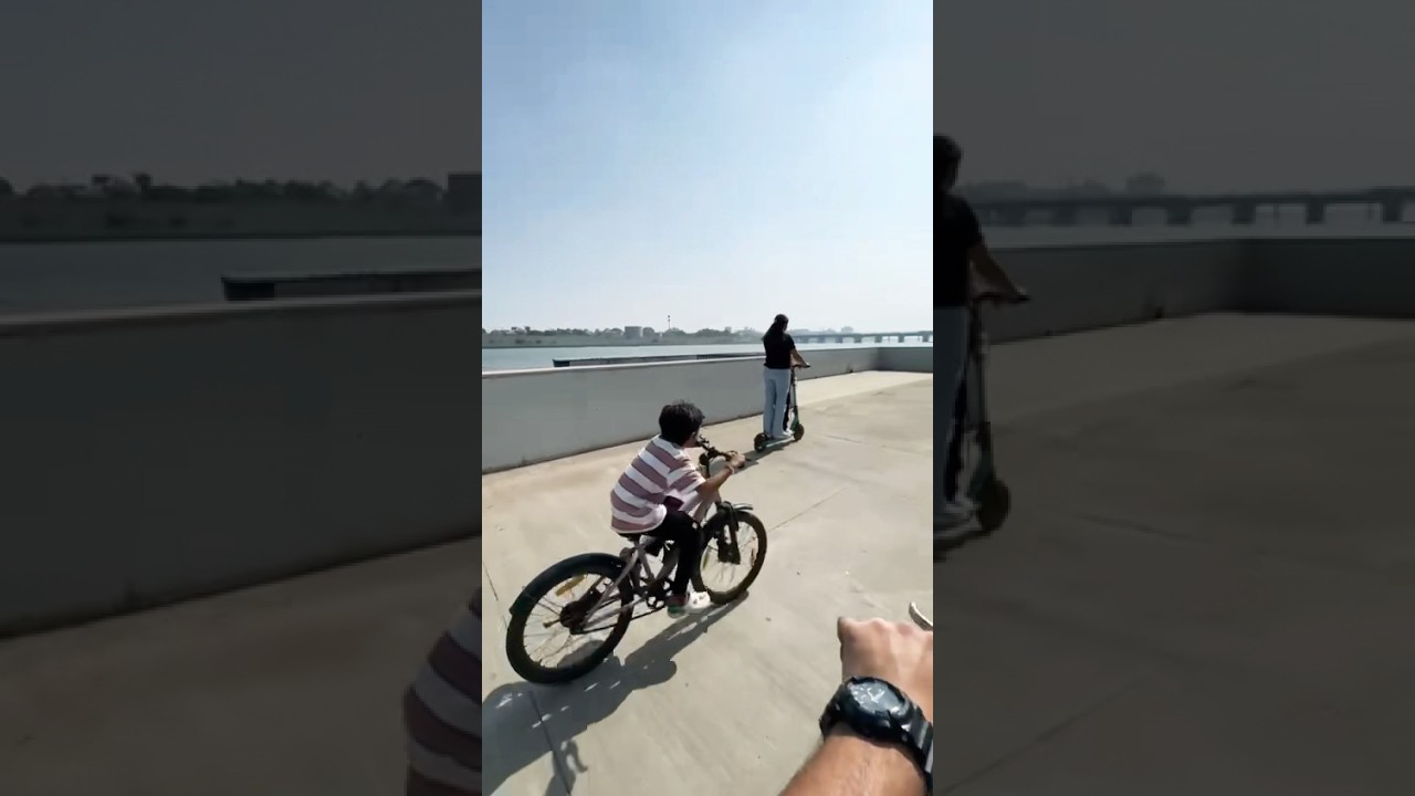 Bicycle Ride with Family | Ahmedabad Riverfront Cycling Fun 