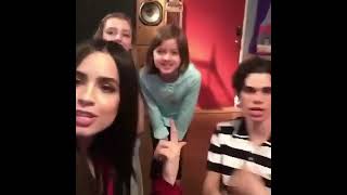 Cameron boyce and Sofia carson having fun