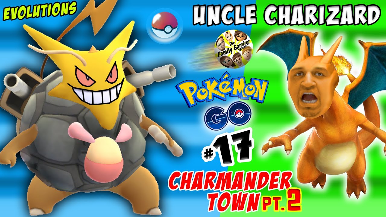 Uncle Charizard Pokemon Go Crazy Evolutions In Charmander Town Pt
