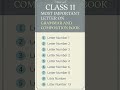 Class 11 English most important letter and application for examination 2026 class 11 Eng guess paper