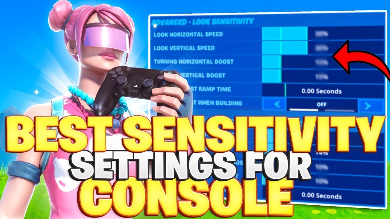The BEST Sensitivity Settings For Console Fortnite! (Fortnite PS4 + Xbox Settings) -