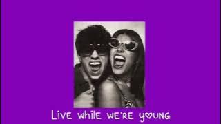 Download lagu One direction - live while we’re young (slowed)