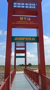 Miniatur Jembatan Ampera di Kebun Raya Sriwijaya #Shorts