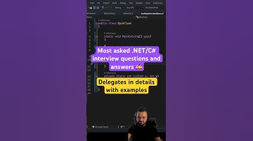 What are delegates in C# - Most asked .NET interview questions #shorts #coding #csharp #dotnet