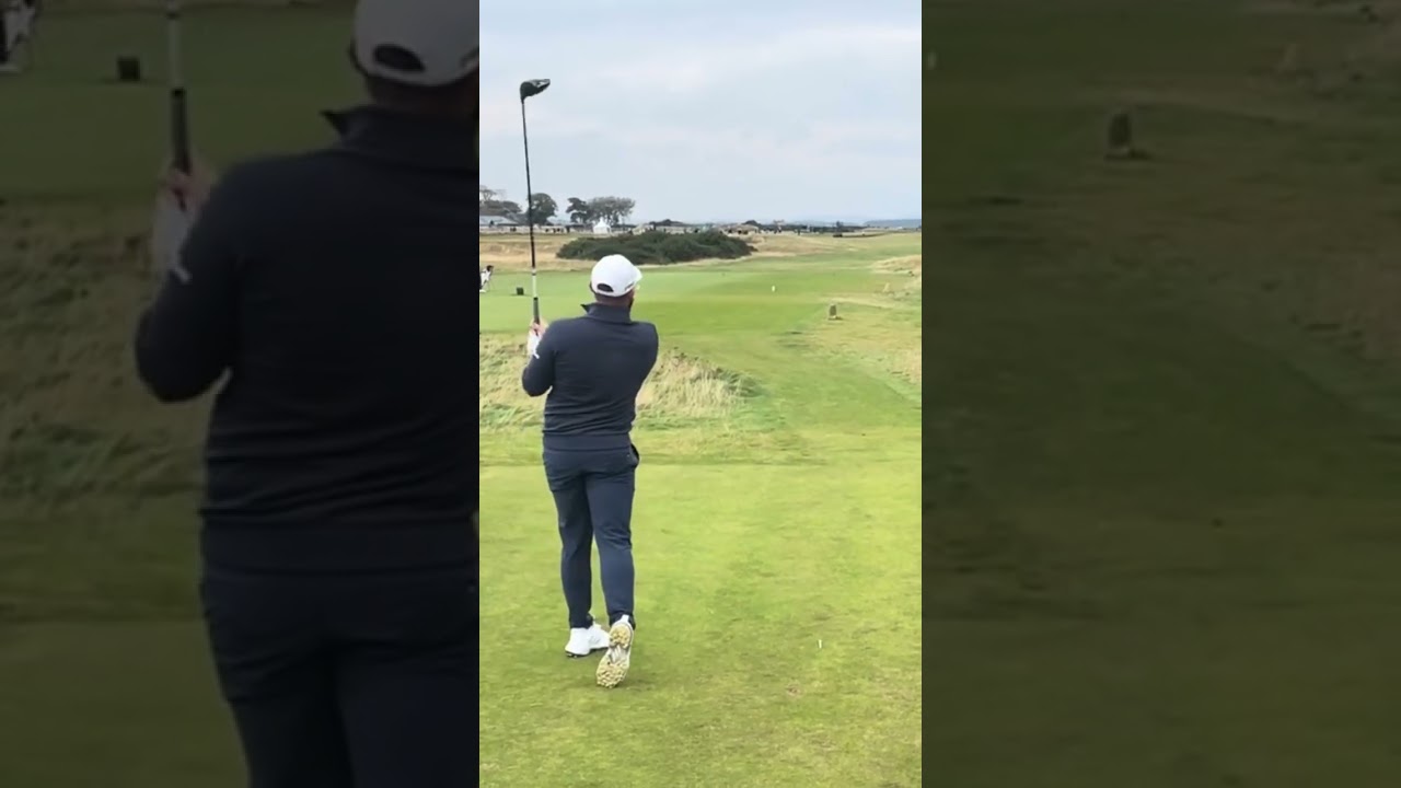 Tyrrell Hatton Driver Swing Down the Line 2024