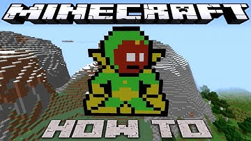 Minecraft ~8 Bit~ HOW TO : Vision ~Marvel~ ( Tutorial ) /W Killerkev