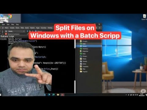 Conquer Large Files: Split Effortlessly with Batch Script on Windows ...