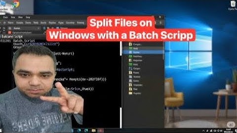 Conquer Large Files: Split Effortlessly with Batch Script on Windows