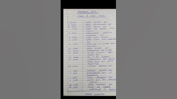 Important Days of June And July month ||