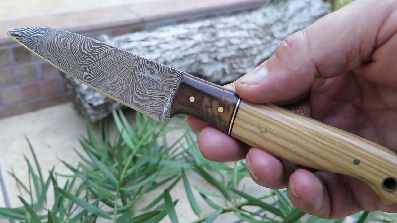 DKC1100PR Yakima Paring Knife DKC Knives Custom Hand Made Damascus