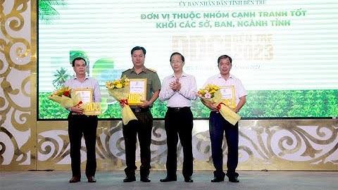 Công bố kết quả đánh giá năng lực cạnh tranh cấp sở, ban, ngành và địa phương tỉnh Bến Tre năm 2023