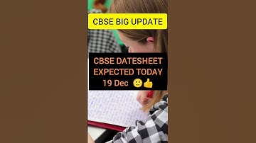 CBSE DATESHEET 2023 Expected Today | CBSE Datesheet class 12th & 10th 2023 #shorts #youtubeshorts