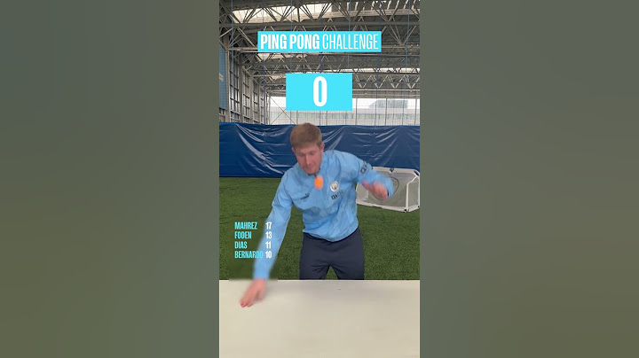 The Man City Ping Pong Challenge! Foden, De Bruyne & more try to top the table! #Shorts